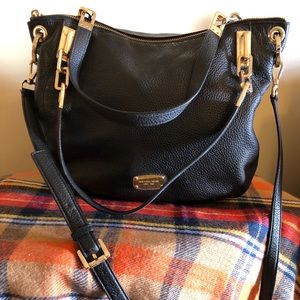 Michael Kors black pebble leather purse